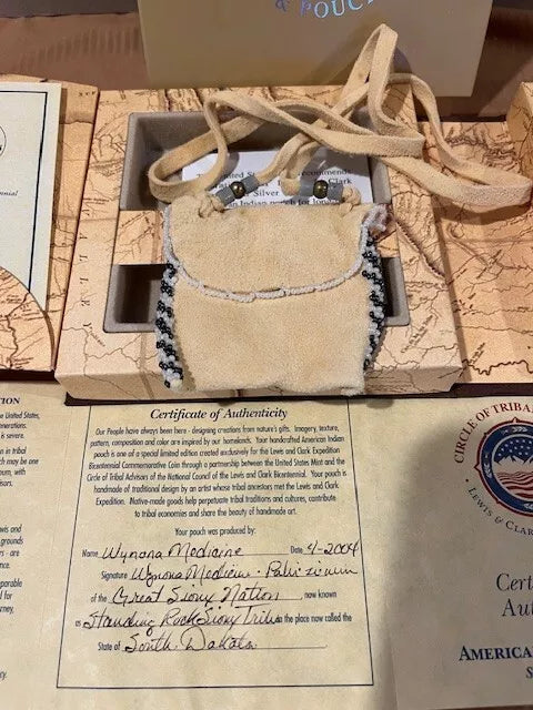 Lewis & Clark U. S. Mint Coin & Pouch Set - With COA