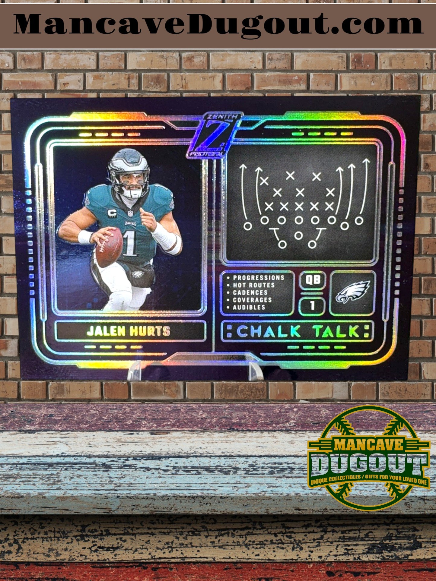 2024 Panini Zenith – Chalk Talk (Navy SP) - Jalen Hurts #11 — Philadelphia Eagles