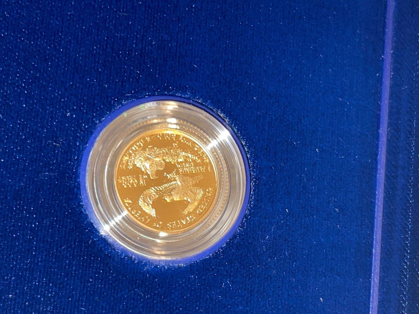 1996 American Eagle One-Tenth Ounce Gold Bullion Coin w/Box & COA