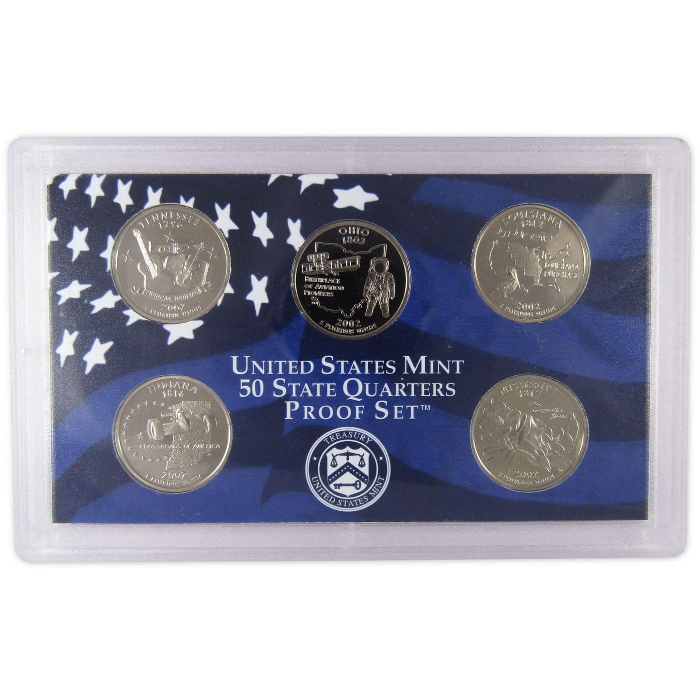 2002 Quarter Set US Mint Proof Set | Beautiful Set | Box & COA