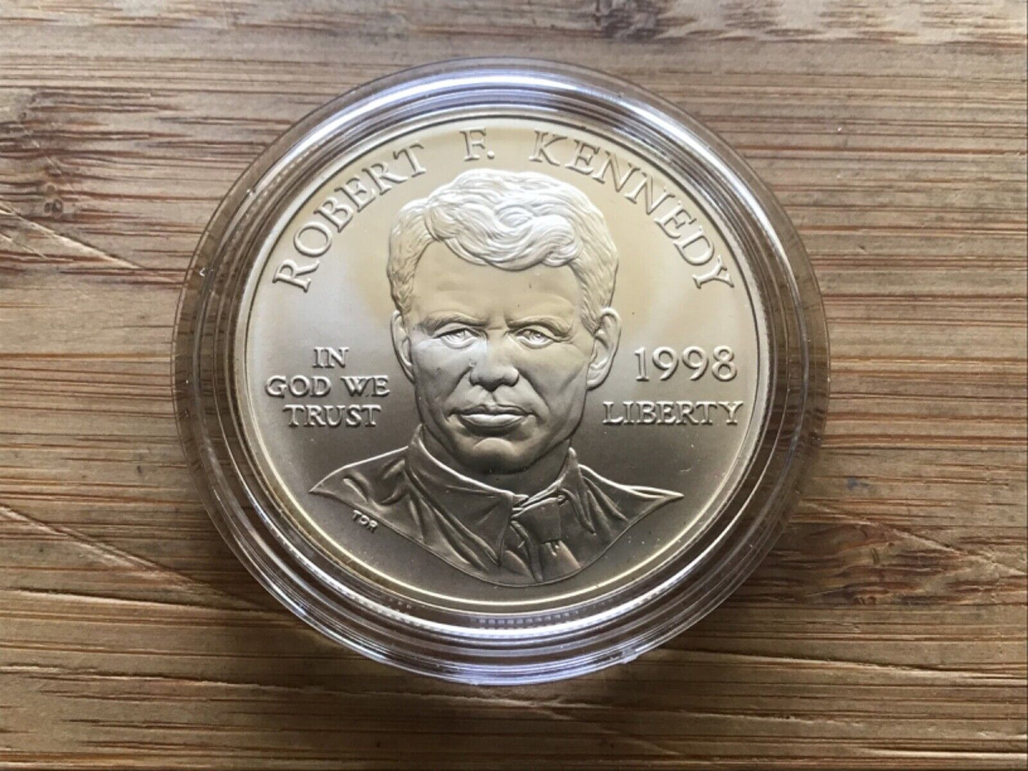 1998 Kennedy Uncirculated Collector 2 Coin Set Matte Finish Half + Silver Dollar
