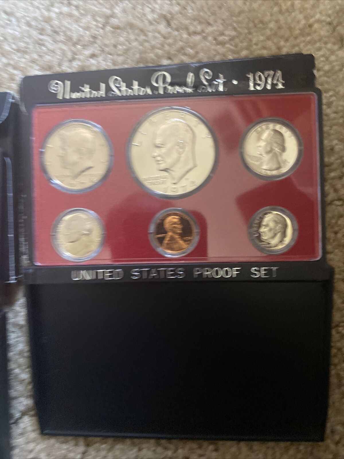 1974-S US MINT PROOF SET UNC NICE TONED BU GEM CHOICE