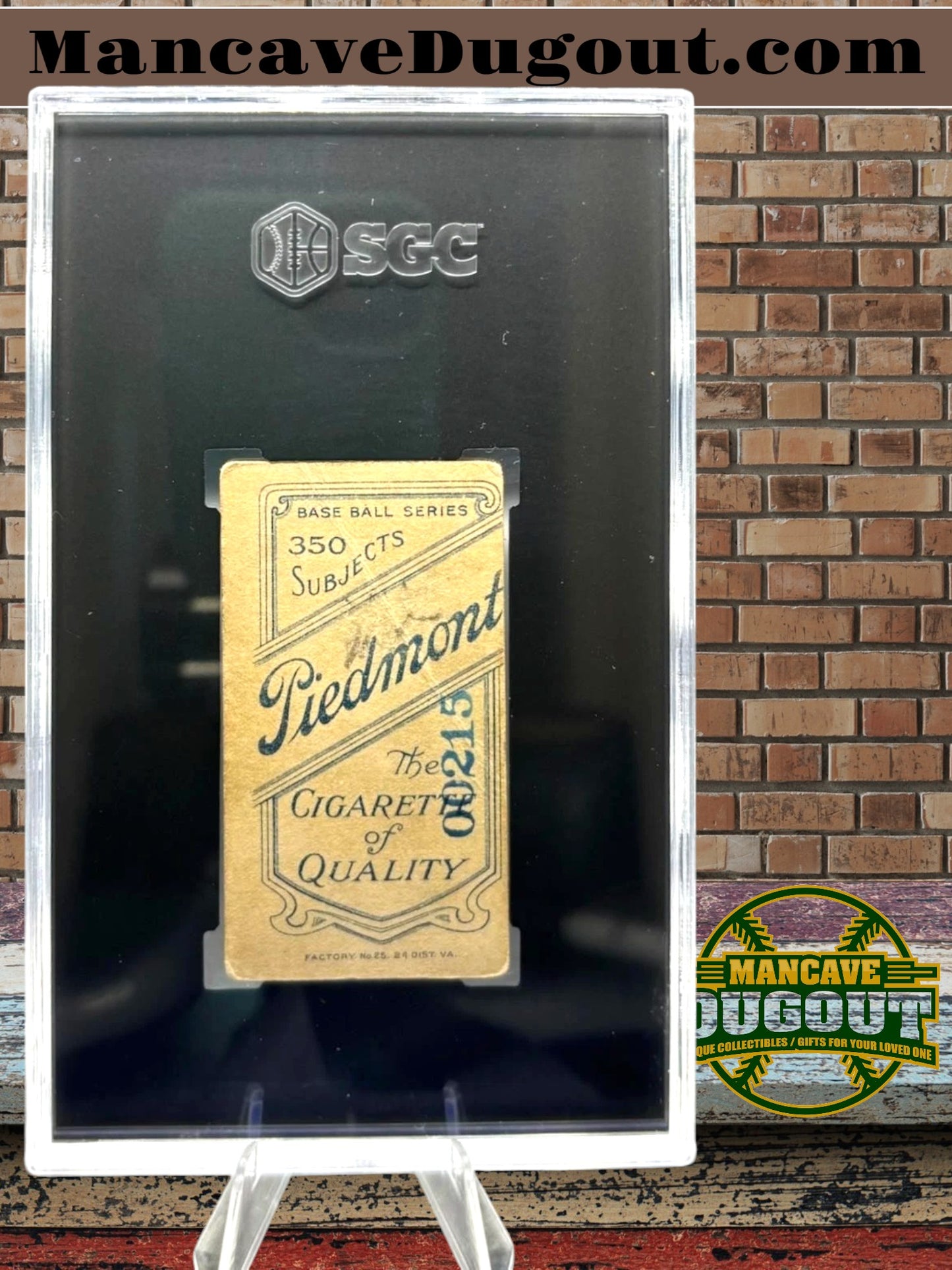 1910 T206 Piedmont Cigarettes - Bob Groom – Washington Senators SGC 1