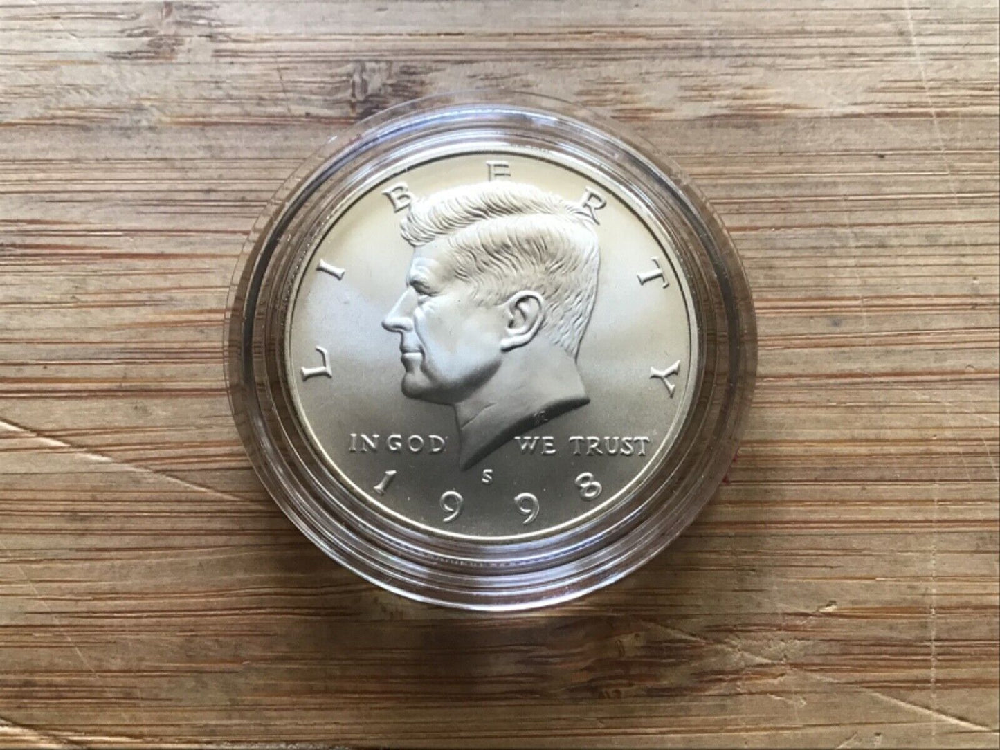 1998 Kennedy Uncirculated Collector 2 Coin Set Matte Finish Half + Silver Dollar