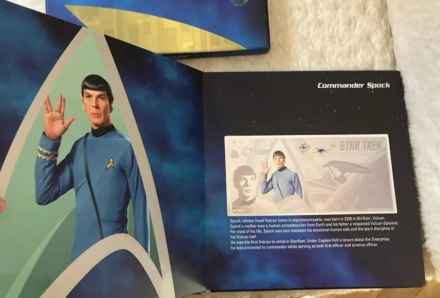 2018 - Niue 1 dollar 2018 Star Trek Coin Note 7-coin note collection™ - 5 gr silver foil with album