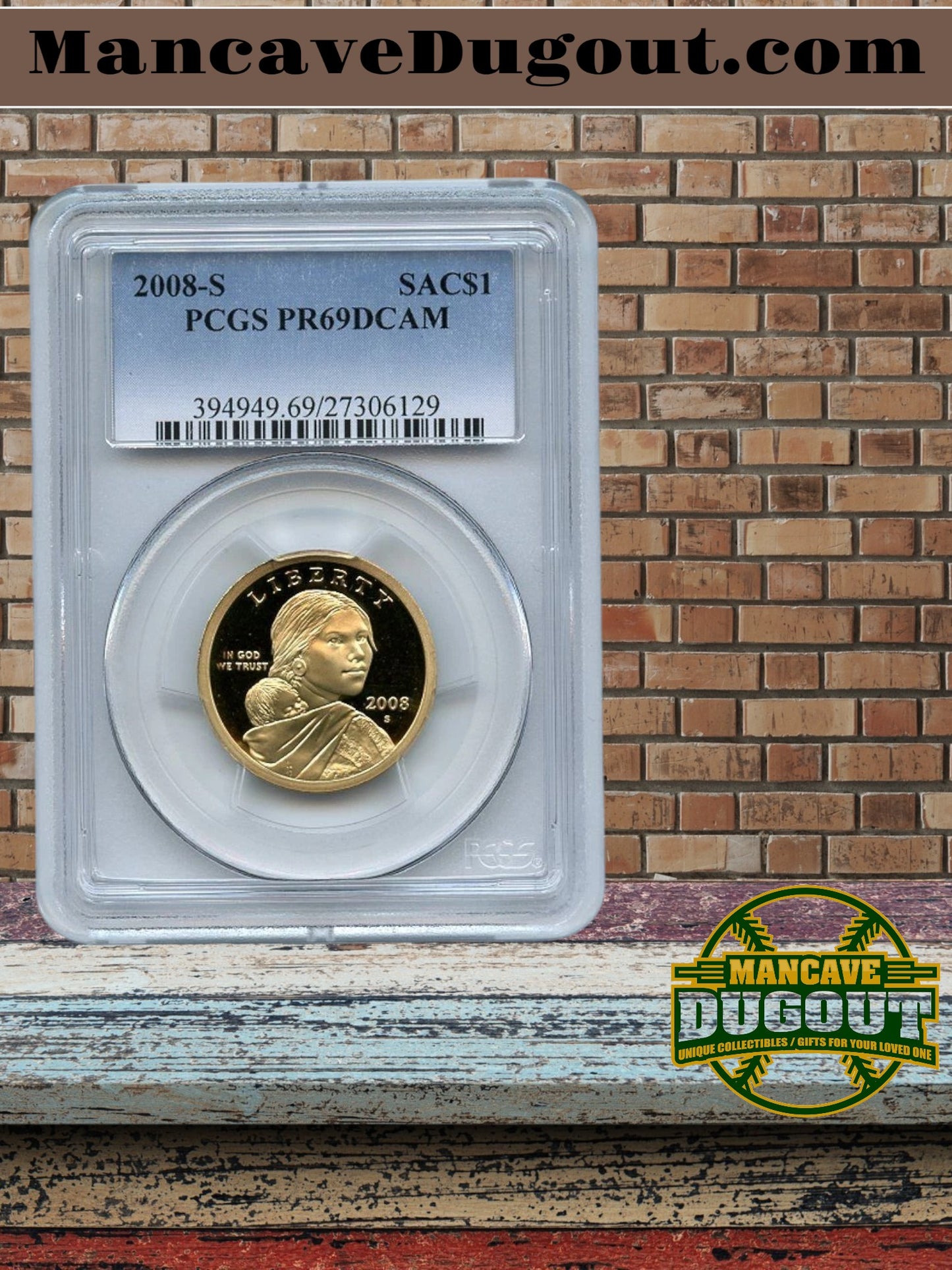 2008-S Sacagawea Dollar PCGS PR-69 DCAM