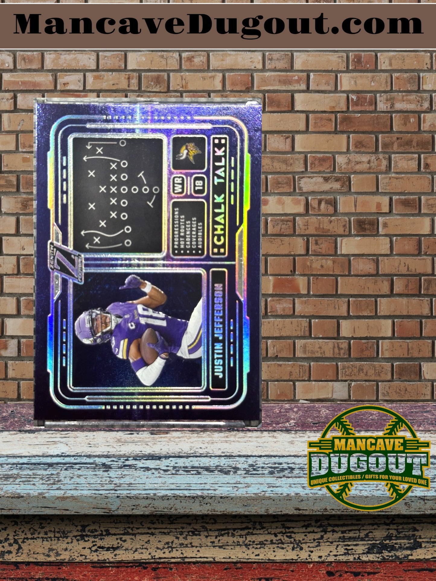 2024 Panini Zenith – ChalkTalk - Justin Jefferson #19 – Minnesota Vikings