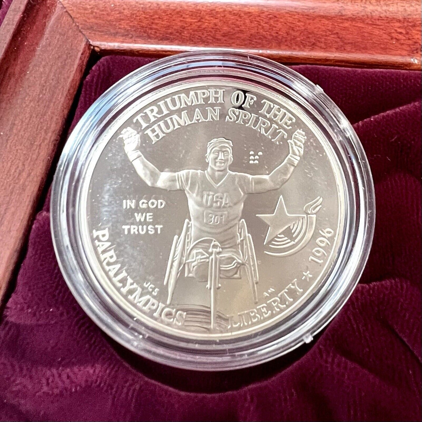 1996 Atlanta US Olympic 16 Proof Gold & Silver Coin Set -Presentation Box