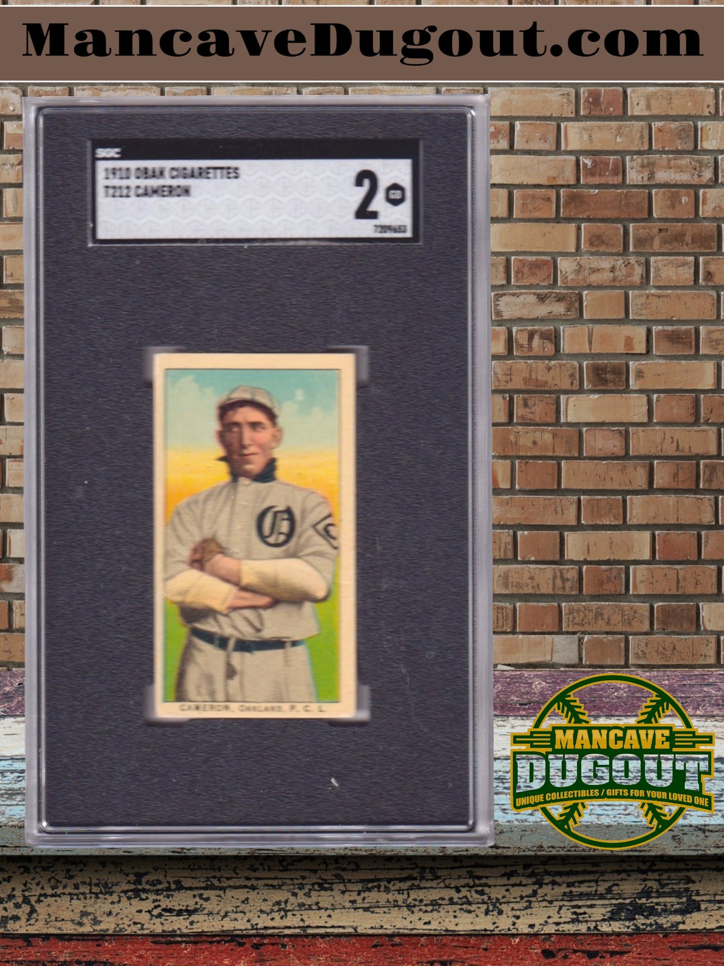 1910 Obak Cigarettes T212 - Jack Cameron – SGC 2 (Good) Low Population Graded