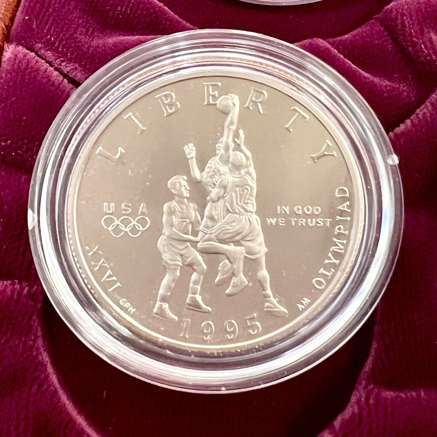 1996 Atlanta US Olympic 16 Proof Gold & Silver Coin Set -Presentation Box