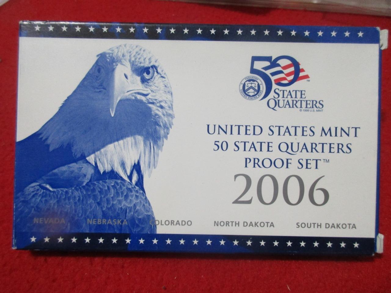 2006 Proof Coin Set - Quarters