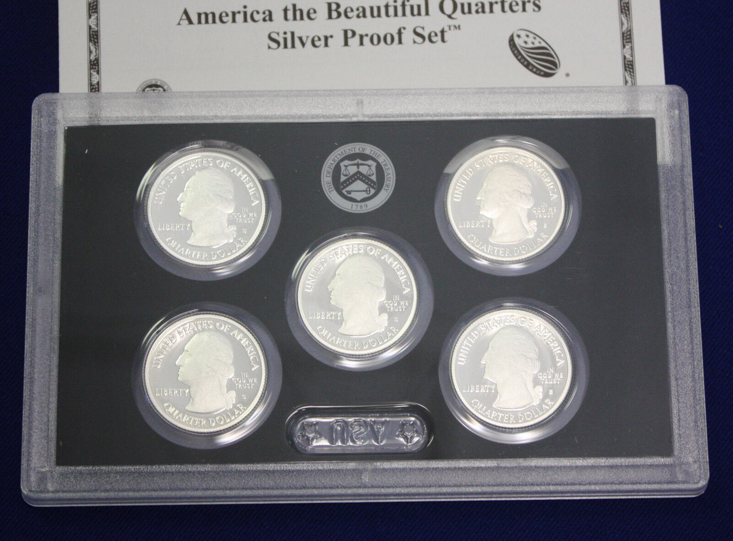 2013-S Silver Quarter ATB Proof Set (OGP/COA)