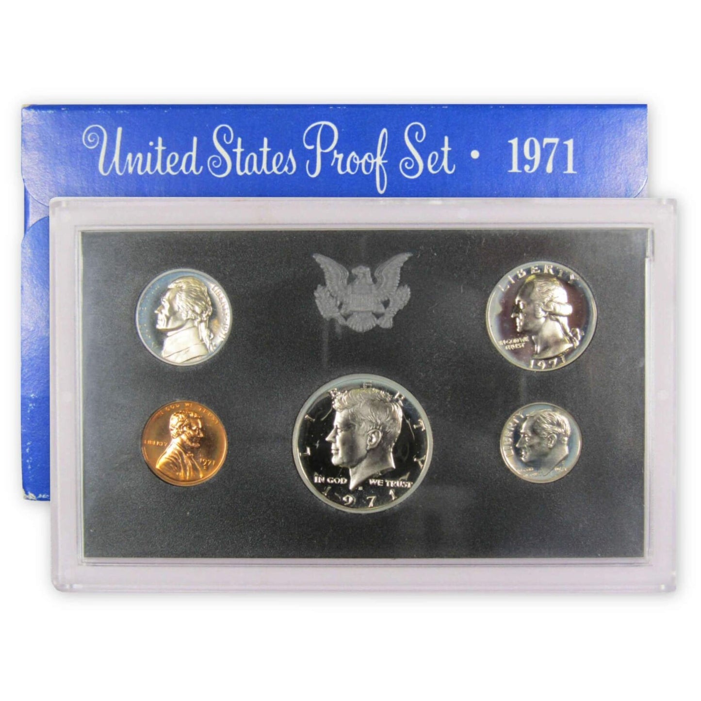 1971 Proof Set U.S. Mint Original Government Packaging OGP Collectible
