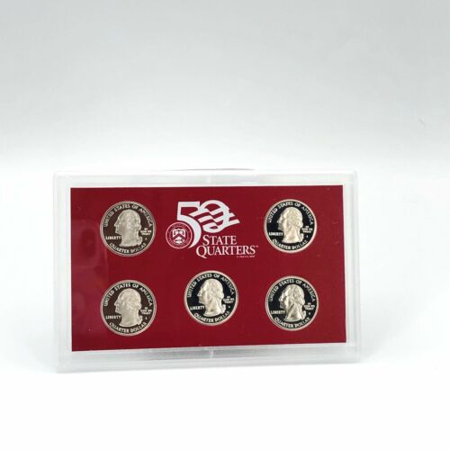 2002-S U.S. Mint Silver Proof Set / 2002 U.S. State Silver Quarters