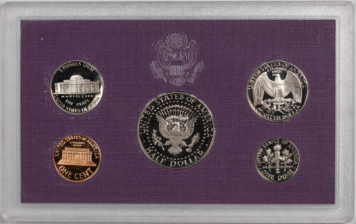 1990-S U.S MINT 5 COIN PROOF SET WONDERFUL CHOICE GEM APPEAL BU UNC