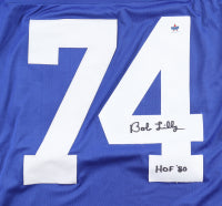 Bob Lilly Signed Jersey Inscribed "HOF '80" and Multiple Inscriptions