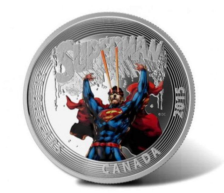 2015 Canada $20 Superman Silver Proof Coin -#3 Heat Vision