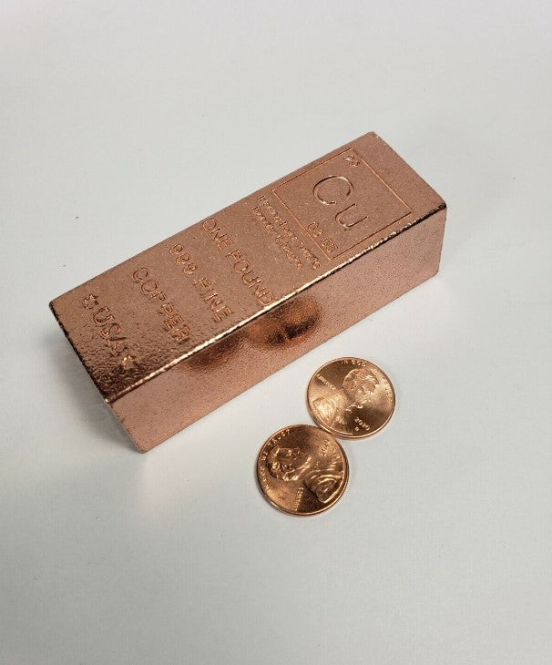 1 lb Copper Ingots .999 Fine Copper