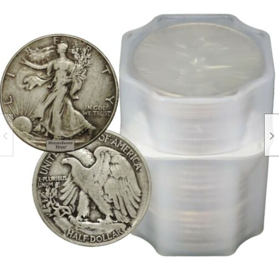 90% Silver Walking Liberty Half Dollars - FULL DATES