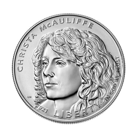 2021 - Christa McAuliffe Uncirc Silver Dollar
