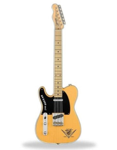 2021 Silver Fender Telecaster Guitar Shaped 1 oz Coin - 75th Anniversary