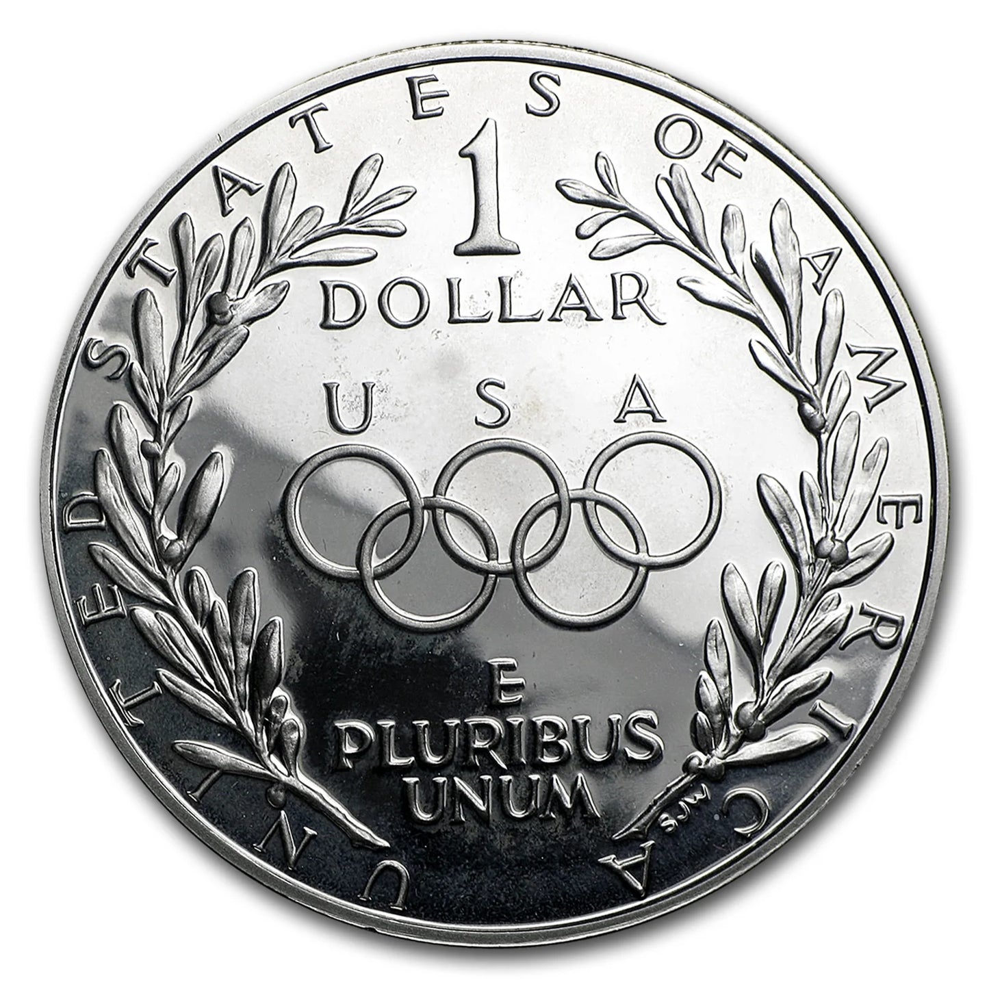 1988-S Olympic $1 Silver Commemorative Proof (w/Box & COA)