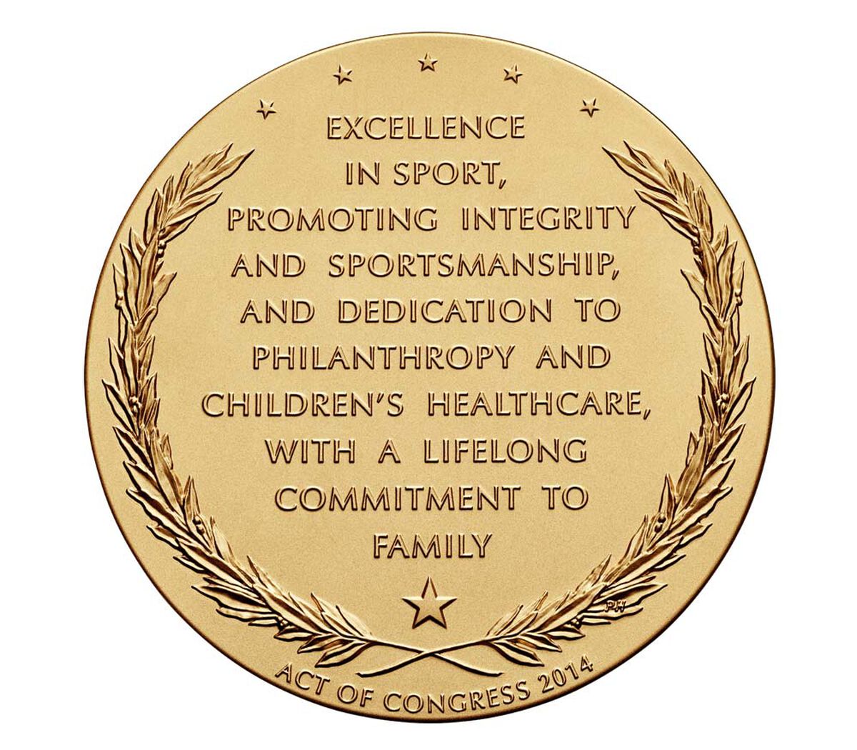 Jack Nicklaus Bronze Medal 1.5 Inch - Philadelphia (P)