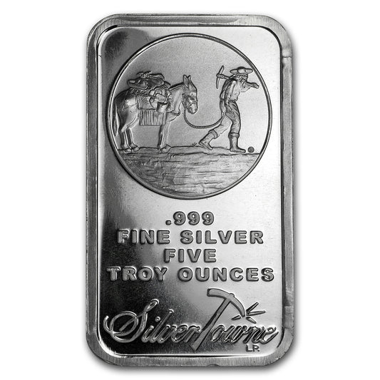 5 oz Silver Bar – SilverTowne
