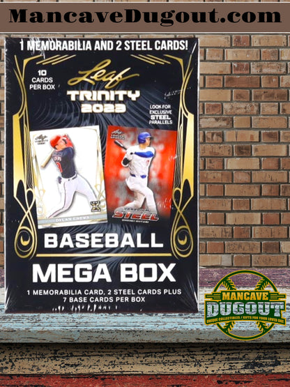 2023 Leaf Trinity Baseball Mega Box With (10) Cards