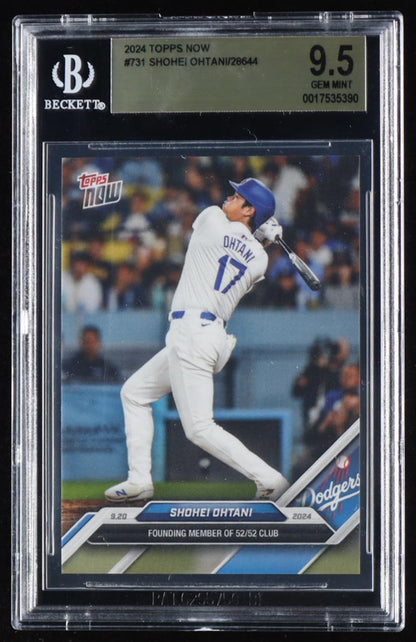 Shohei Ohtani 2024 Topps Now #731 (BGS 9.5)