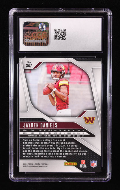 Jayden Daniels 2024 Panini Prizm #347 RC (CGC 9)-Rookie Card