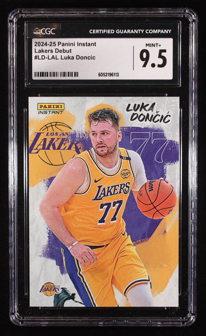 2024-25-Luka Doncic Panini Instant #LDLAL (CGC 9.5)