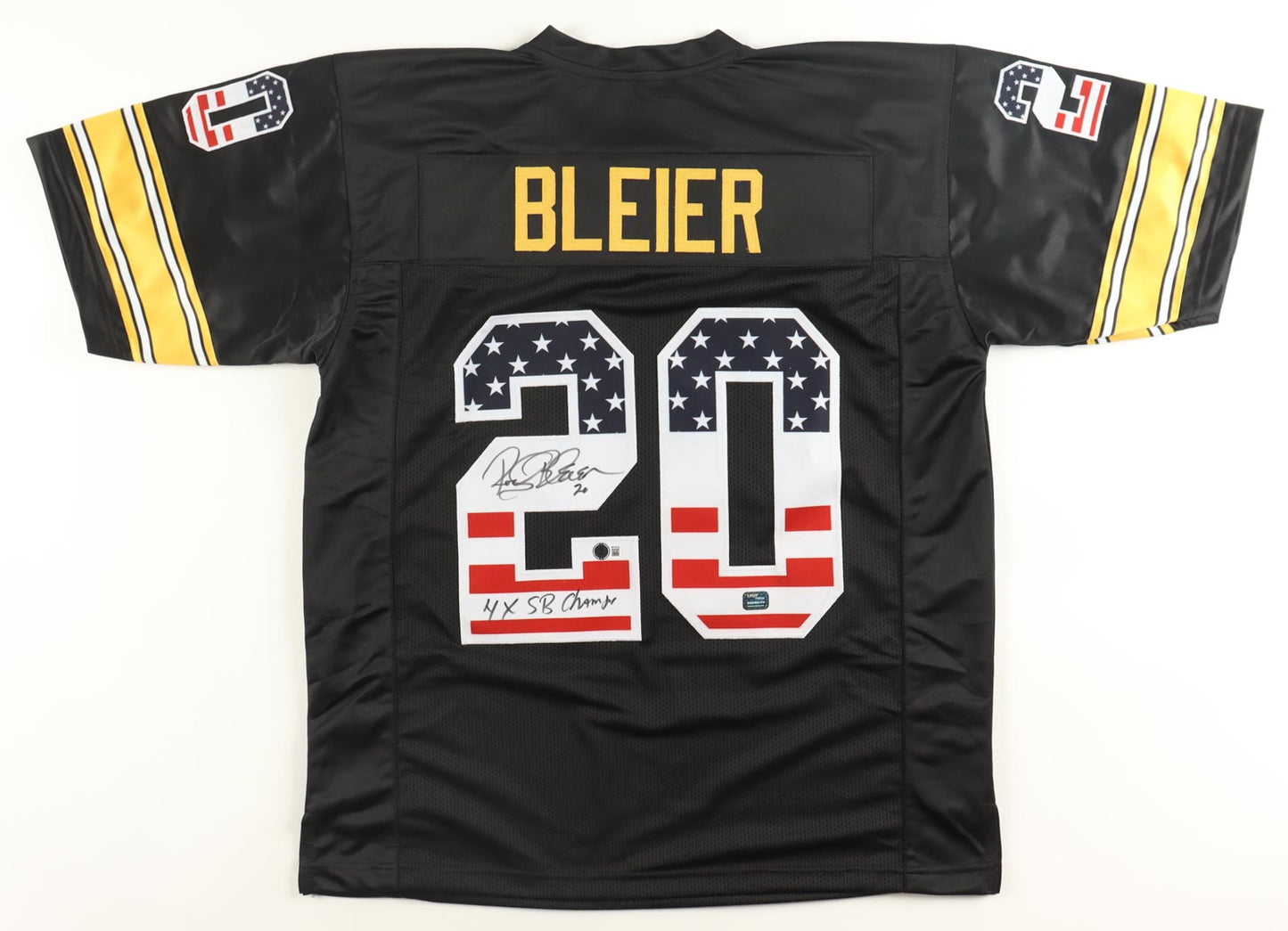 Rocky Bleier Signed Jersey Inscribed "4x SB Champ" (Beckett) - Steelers