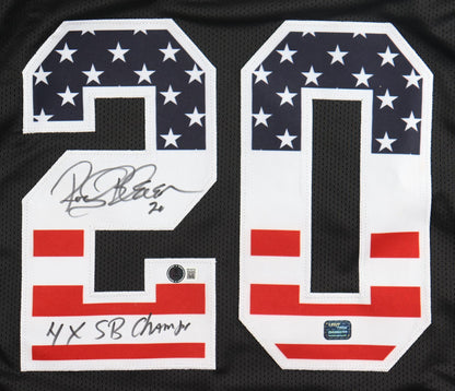 Rocky Bleier Signed Jersey Inscribed "4x SB Champ" (Beckett) - Steelers