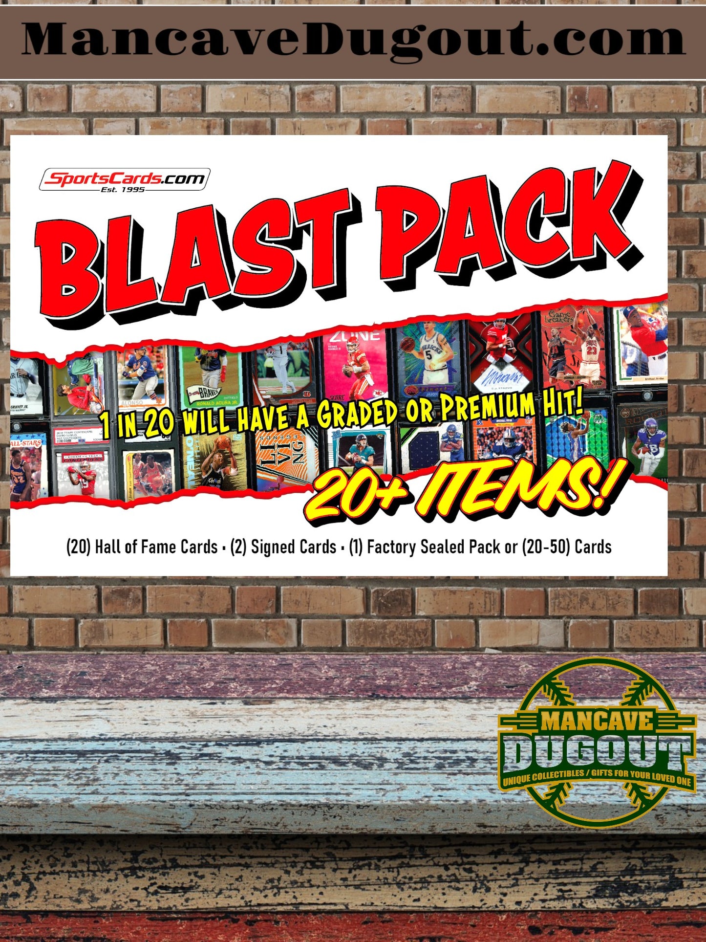 Blast Pack - 20 to 75 Cards Per Mystery Box-Sealed Pack-Autos-More