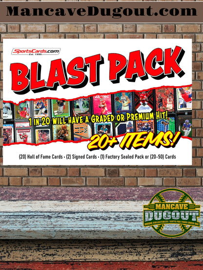 Blast Pack - 20 to 75 Cards Per Mystery Box-Sealed Pack-Autos-More
