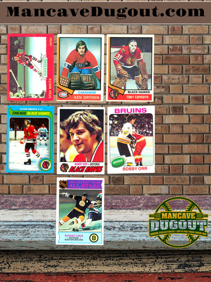 Super 70’s” Vintage Trading Card Mystery Box – 20+ Cards