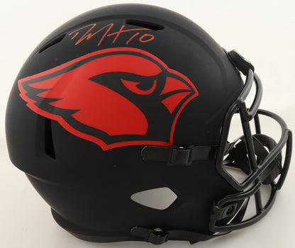 DeAndre Hopkins Signed Cardinals Full-Size Eclipse Alternate Speed Helmet (Beckett)