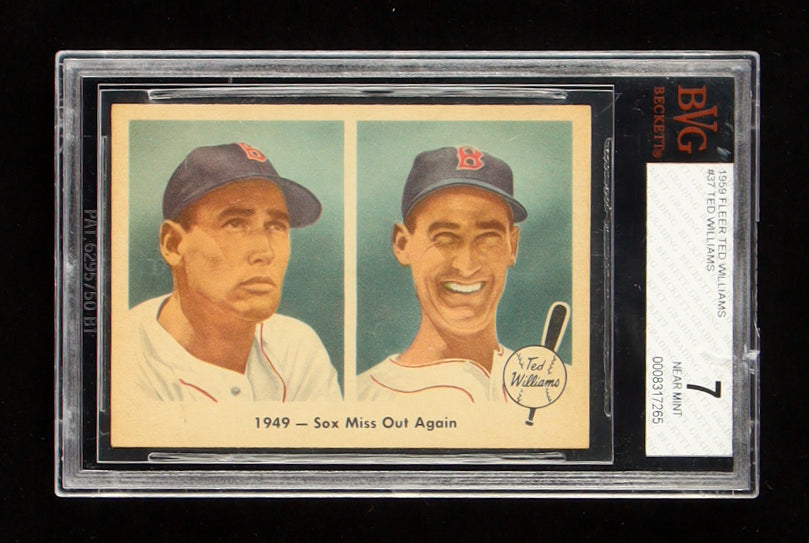 1959 Fleer Ted Williams #37 - Sox Miss Out Again (BVG 7)