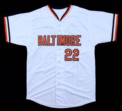 Jim Palmer Signed Jersey Inscribed "HOF 1990" (Beckett)