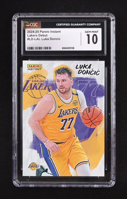 2024-25-Luka Doncic Panini Instant #LDLAL (CGC 10.0)