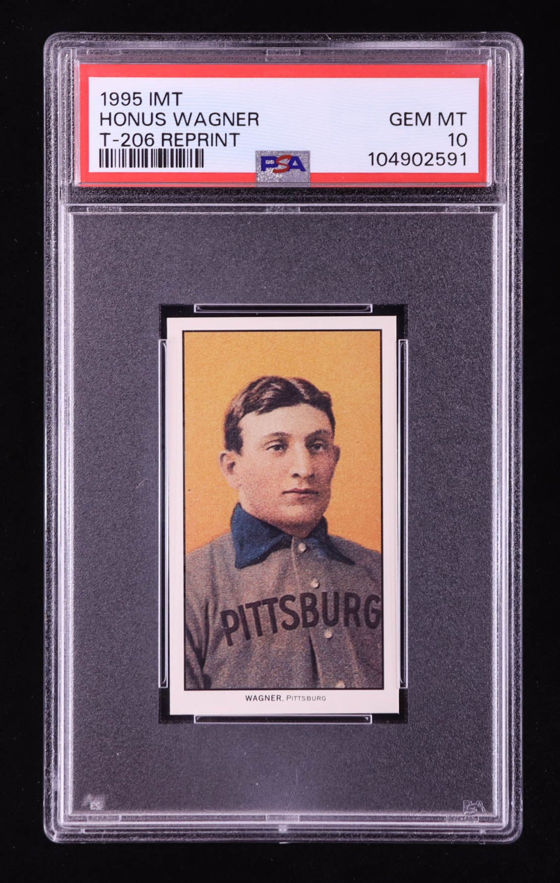 Honus Wagner 1995 Wagner T-206 Reprint IMT #1 (PSA 10)