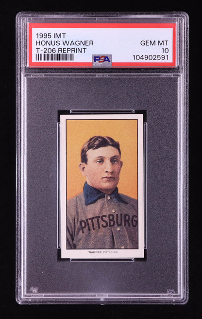 Honus Wagner 1995 Wagner T-206 Reprint IMT #1 (PSA 10)