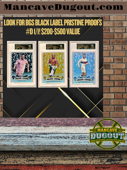 Heroes & Legends “That’s Metal” Serial Numbered to 25 or Less Mystery Box / Pack with (3) Cards