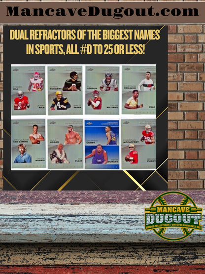 Heroes & Legends “That’s Metal” Serial Numbered to 25 or Less Mystery Box / Pack with (3) Cards