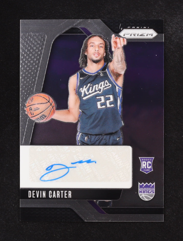 Devin Carter 2024-25 Panini Prizm Rookie Signatures #15 RC