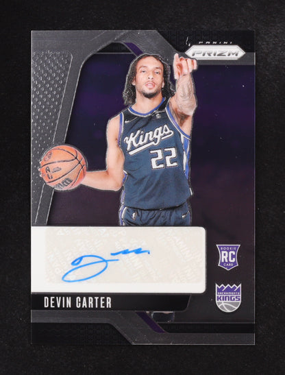 Devin Carter 2024-25 Panini Prizm Rookie Signatures #15 RC
