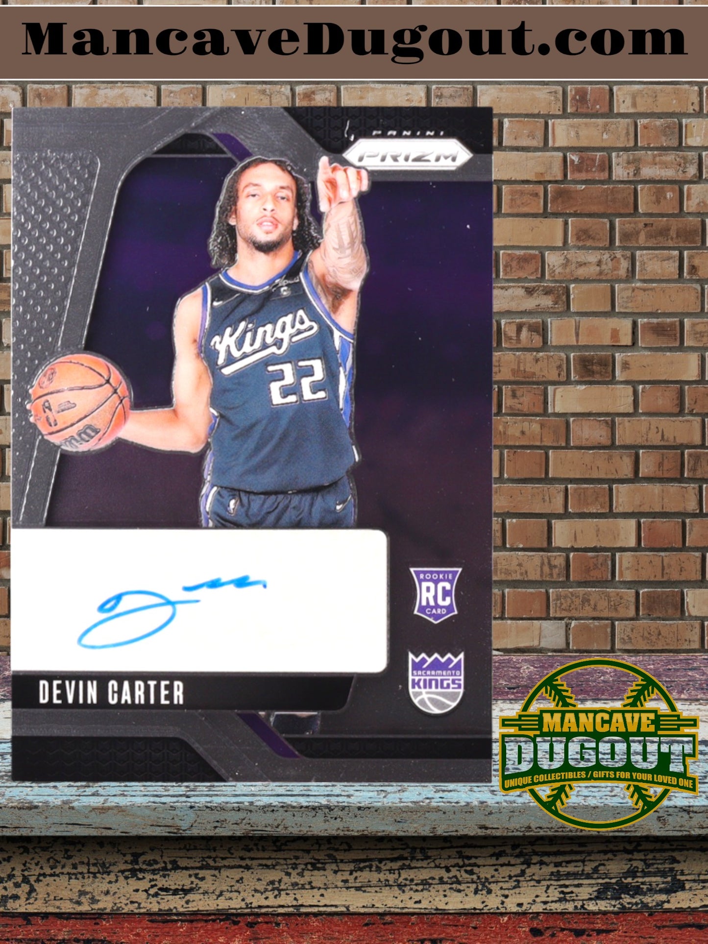 Devin Carter 2024-25 Panini Prizm Rookie Signatures #15 RC