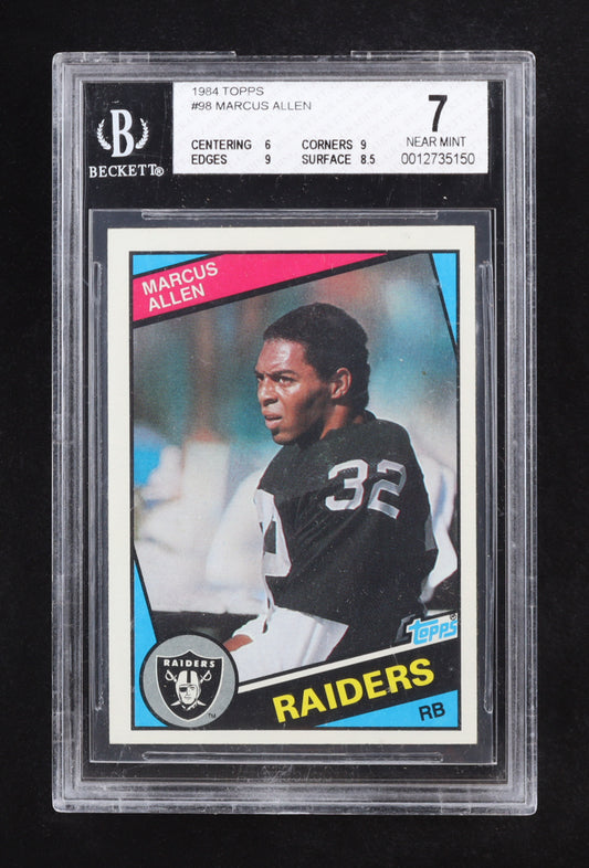 Marcus Allen 1984 Topps #98 (BGS 7)