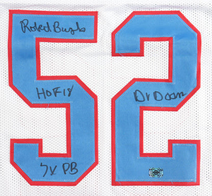Robert Brazile Signed Jersey Inscribed "HOF 18", "7x PB" & "Dr. Doom" (Wilder Side of Sports)